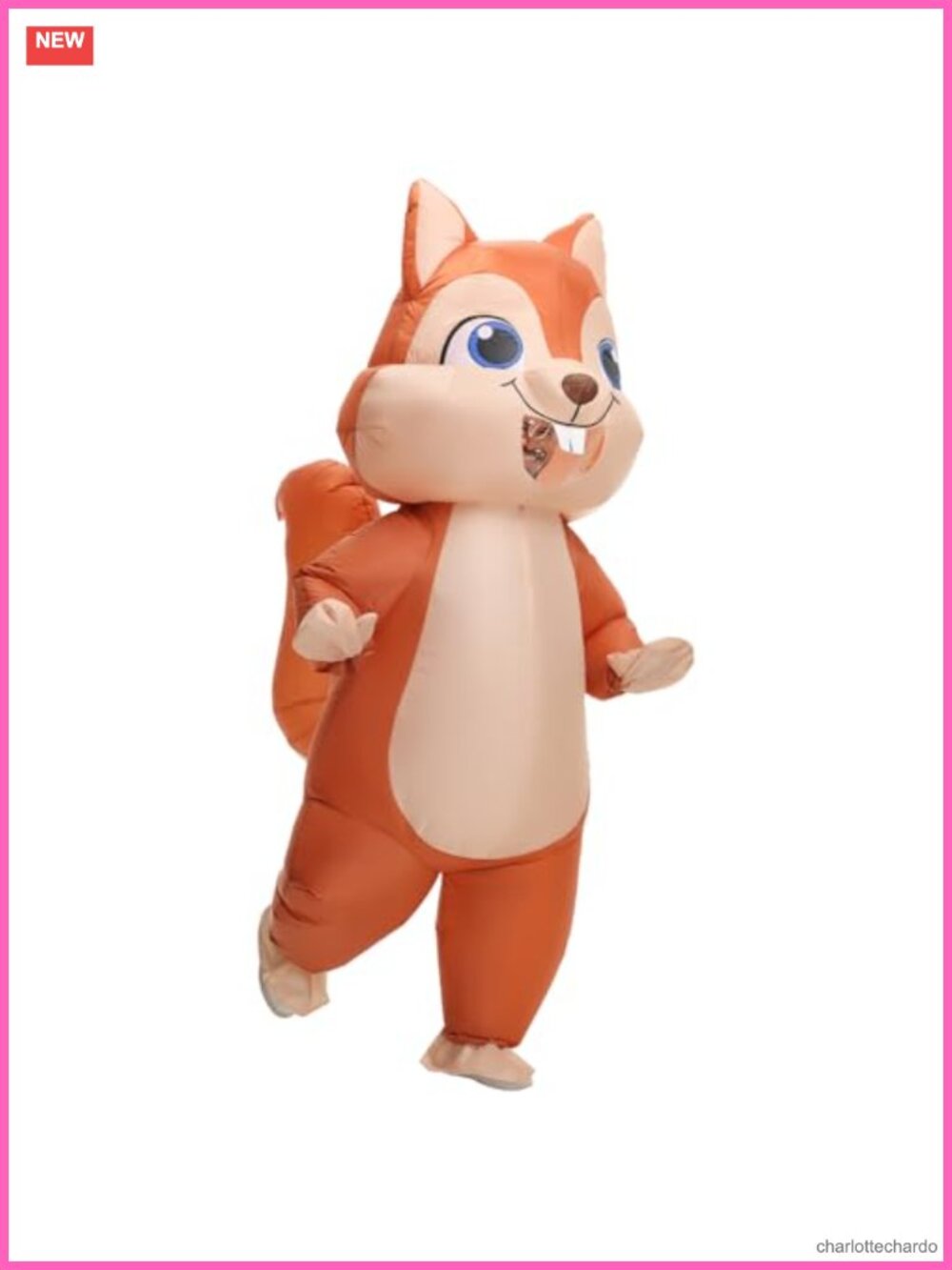 Inflatable Squirrel Costume Adult Funny Blow Up Animal Suit Christmas Halloween